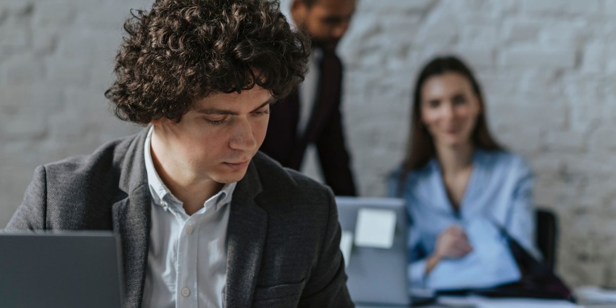 A professional focused on making informed decisions amidst complex information.