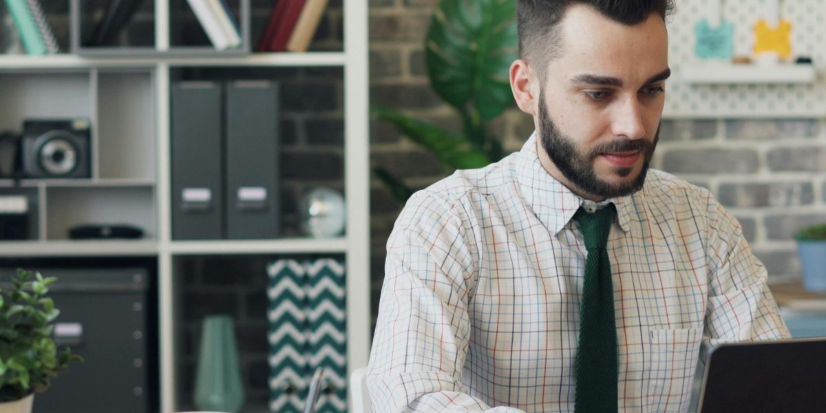 A professional efficiently managing their daily tasks and information flow.