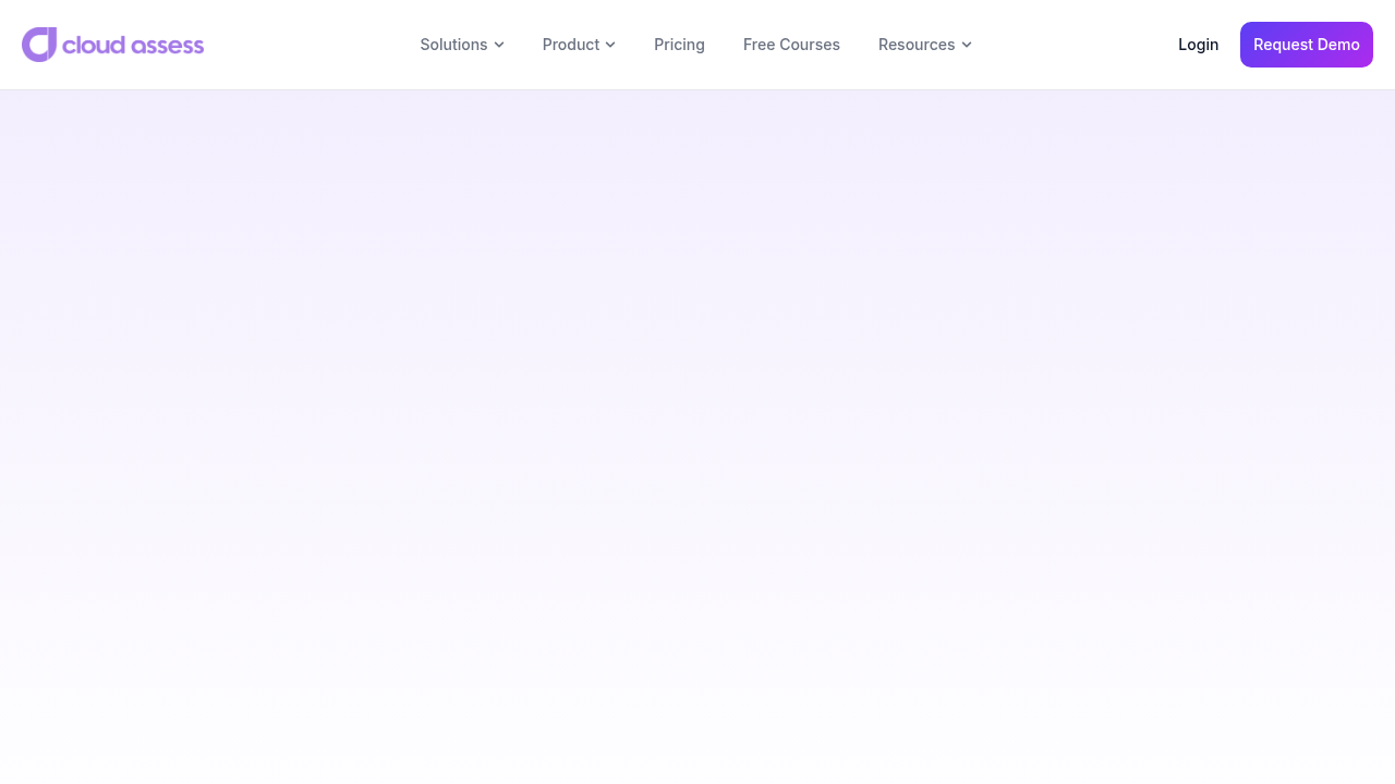Exploring the CloudAssess website, a resource that publishes insights on AI training trends and learning methodologies.