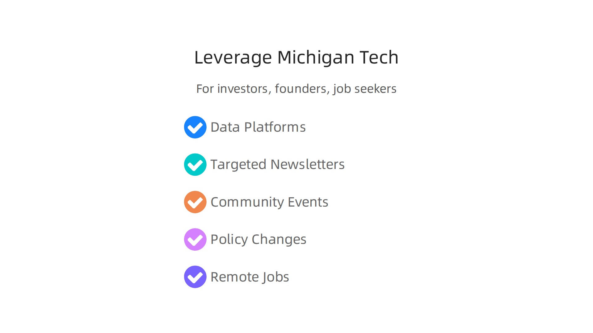 Practical steps for investors, founders, and job seekers to capitalize on Michigan's expanding tech ecosystem.
