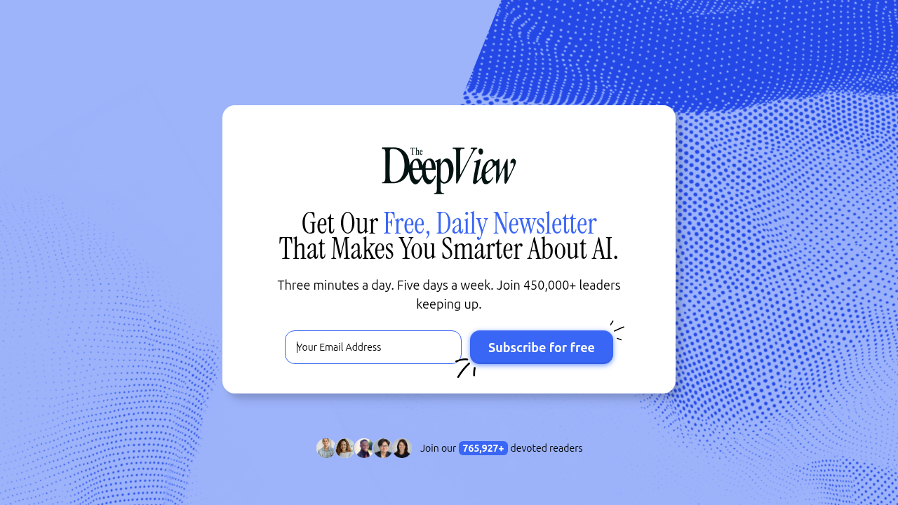 Subscribe to The Deep View Newsletter for daily AI updates to stay informed on Michigan's tech ecosystem.