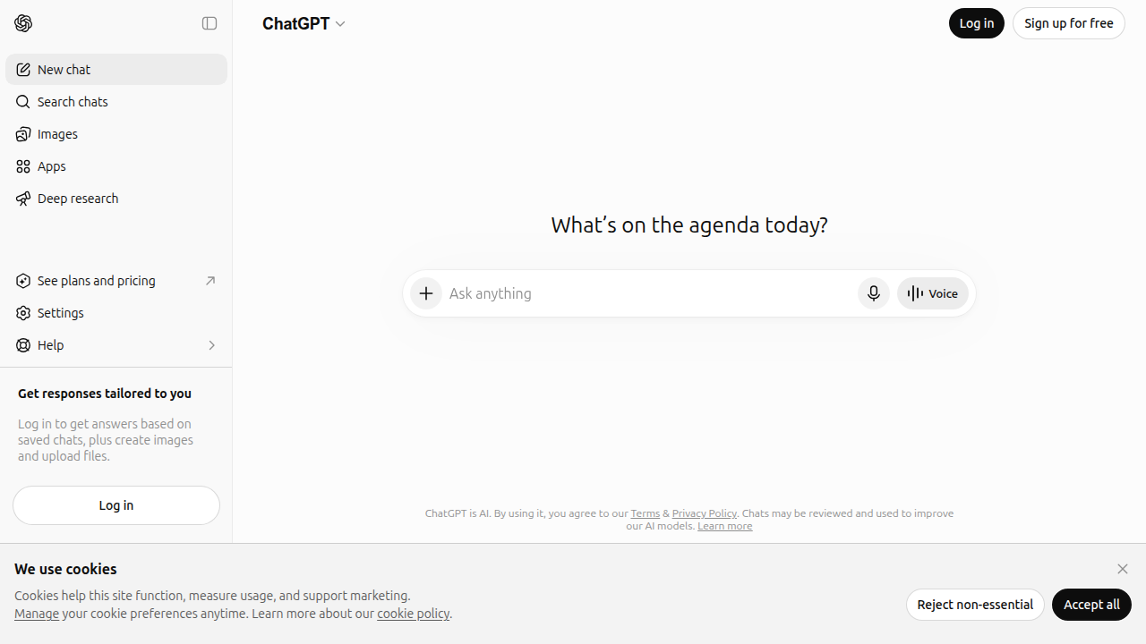 ChatGPT offers conversational depth, allowing users to ask follow-up questions within a single thread, powered by GPT-4o.