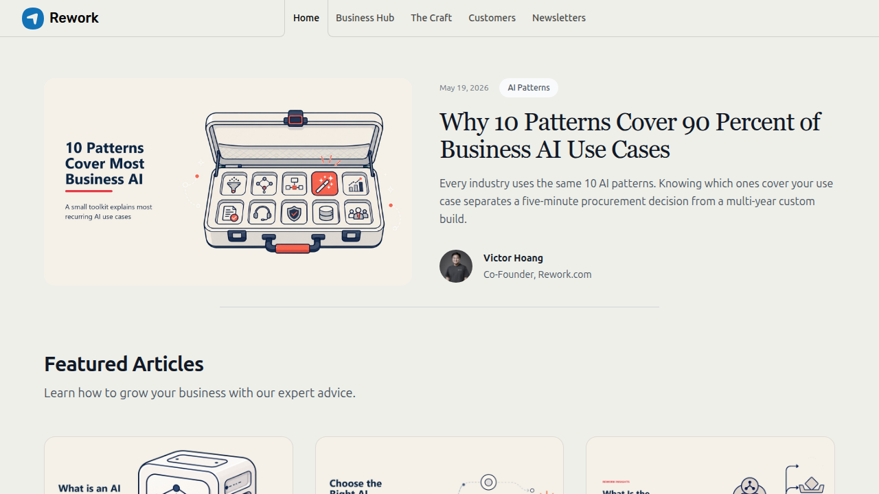 Rework Resources, providing news and insights on remote AI roles and talent shifts.
