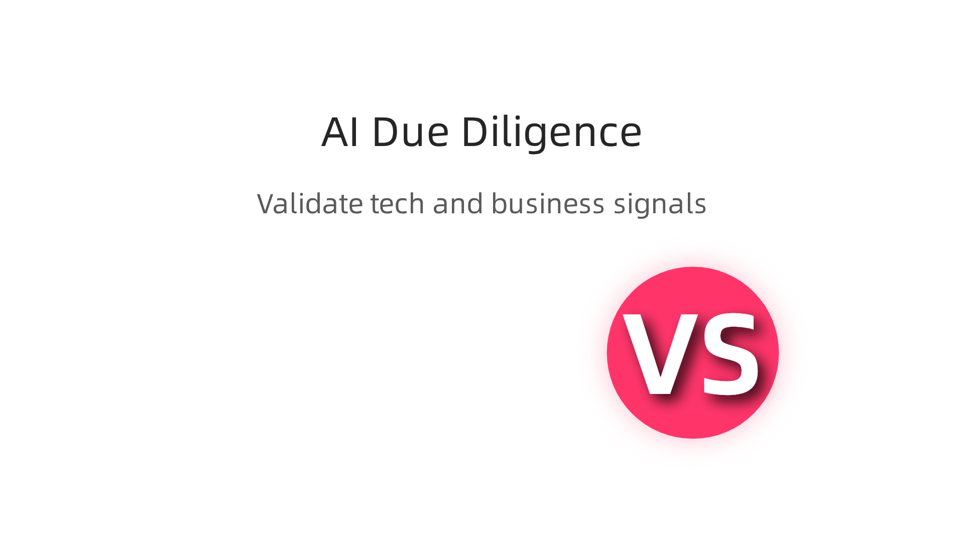 A comprehensive overview of technical and commercial diligence points crucial for validating AI investment opportunities.