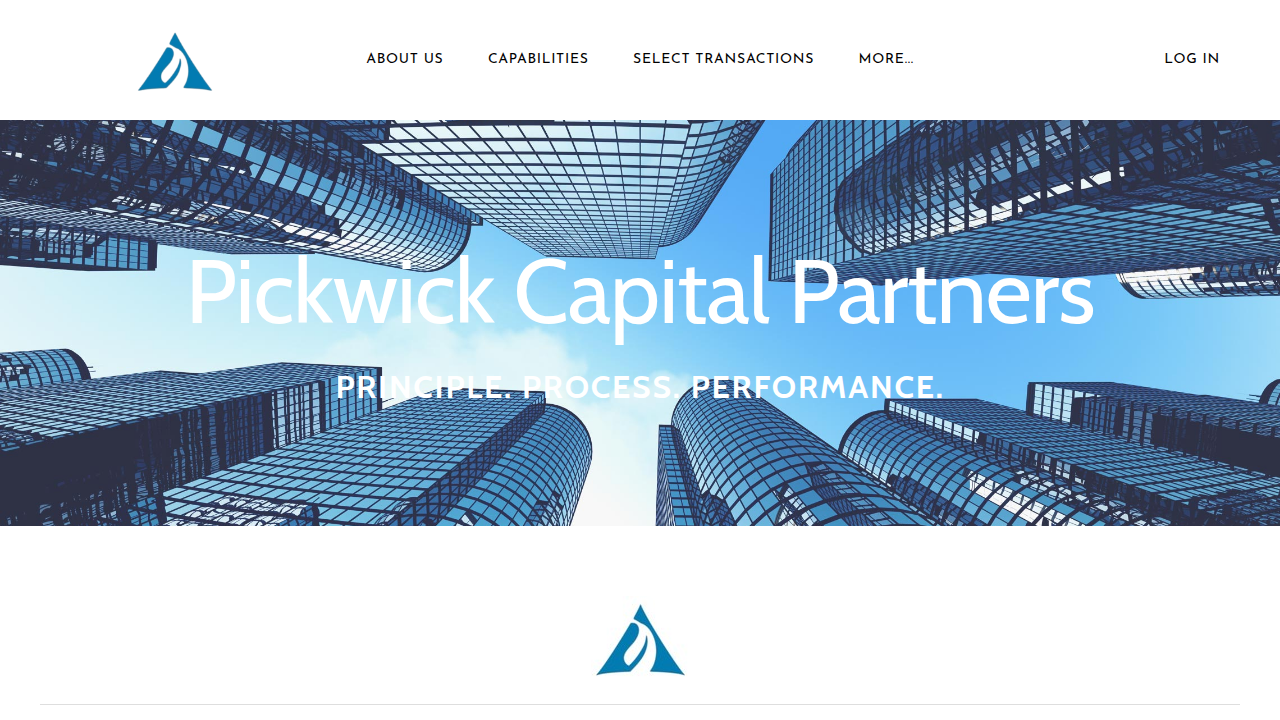 The official website for Pickwick Capital Partners, an investment firm specializing in M&A and capital raising.