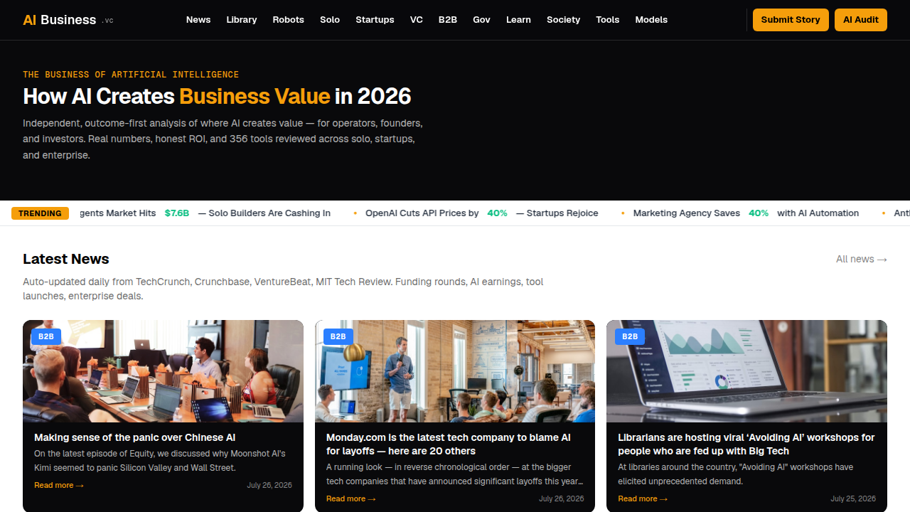 AIBusiness.vc provides resources and checklists for due diligence in AI startup investments.