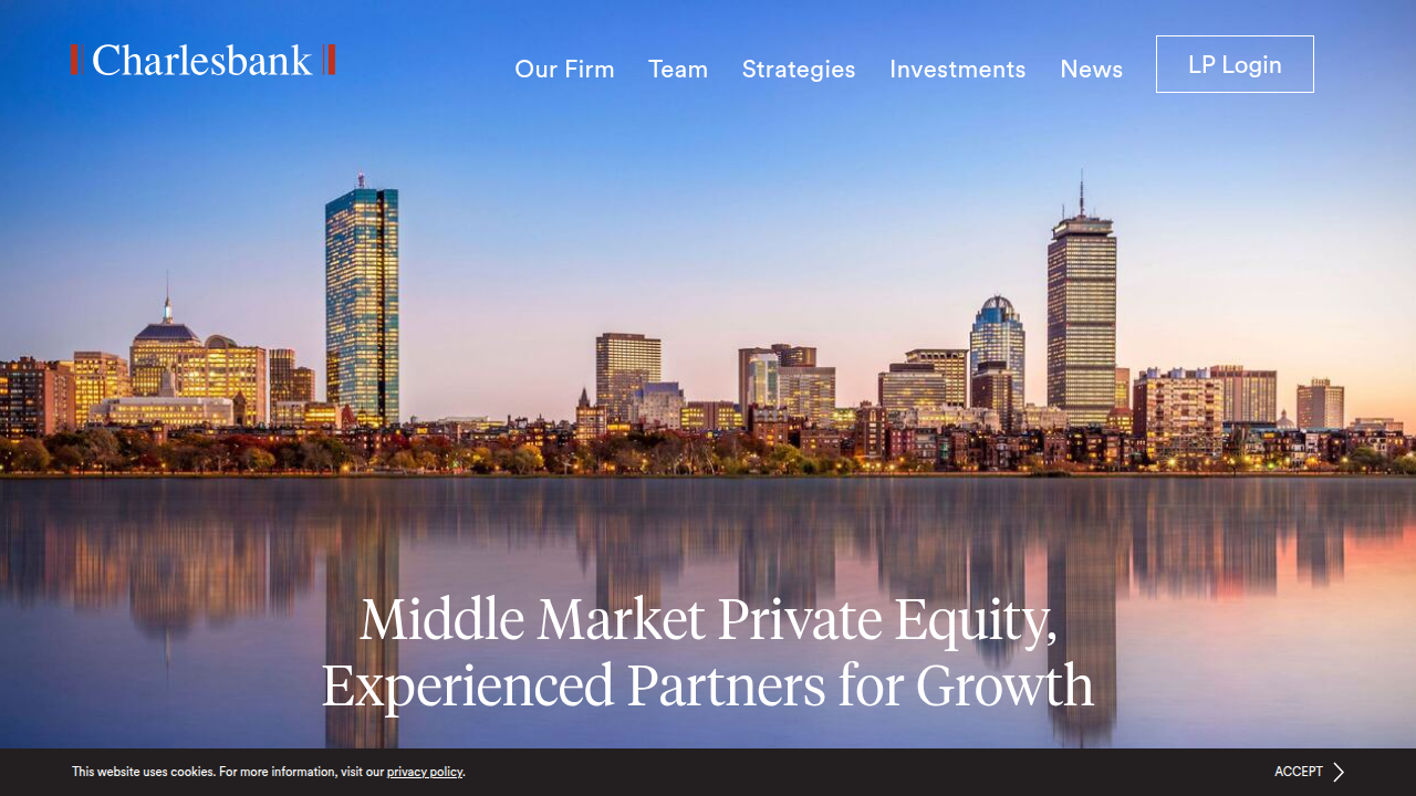 Charlesbank Capital Partners' official website provides an overview of their private equity firm.