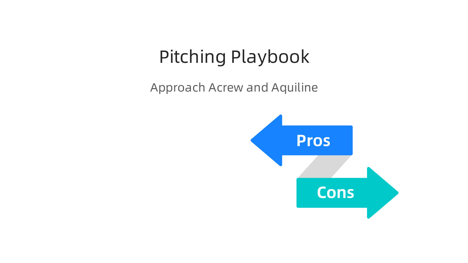 Essential guidelines for founders when presenting their venture to Aquiline Capital Partners.